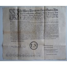 Cirkulář Marie Terezie k vydání mincí
