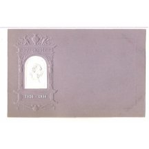 Fialový podklad s portrétem císaře Franz Josefa