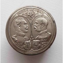 Krabička s portréty císařů - Franz Josef a Wilhelm 