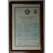 Austria - Hungary ... passport stamp 