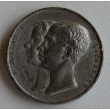 Medaile Franz Josefa I. a Elisabeth