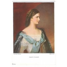 Portrét císařovny Elisabeth v barvách