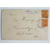 Letter from the German inflation, 20