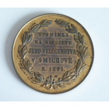 Upomínka na návštěvu císaře - Smíchov