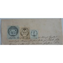 Cutting from deed: fee revenue - 20 fl, 12 fl and 50 kr