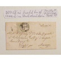 Letter valued with 15 cents, stamp Milano