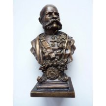 Bronz - socha / busta Františka Josefa 
