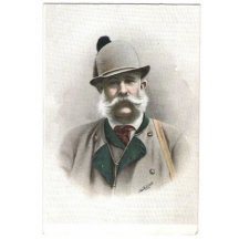 Portrait of Franz Joseph in hunting uniform
