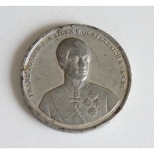 Stříbrná medaile s Franz Josefem