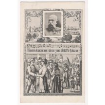 Parting with the men going to war and Franz Joseph