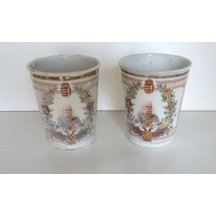 Dva hrnečky s portrétem Františka Josefa v uniformě