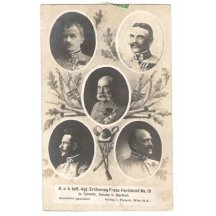 Franz Josef a generálové regimentu Franz Ferdinanda