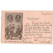 Franz Joseph and Wilhelm, allied troops against enemy 