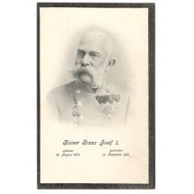 Úmrtní list císaře a krále Františka Josefa