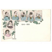 Portraits of Franz Joseph , made in light colors