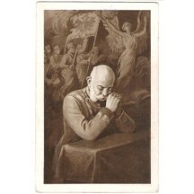 František Josef se modlí a prosí