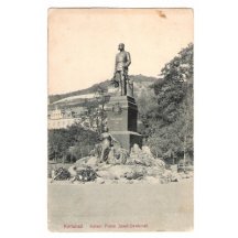 Karlovy Vary, Franz Joseph, socha