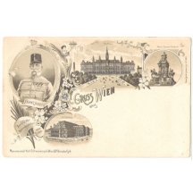 Monuments and emperor Franz Joseph , Vienna