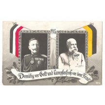 Franz Josef, Wilhelm s vlajkami států